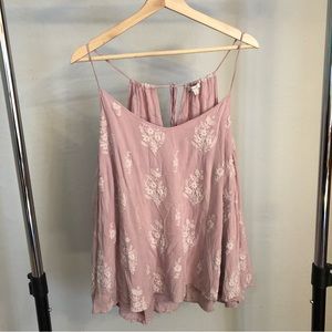 Miss Me Pink Embroidered Open Shoulder Blouse